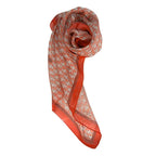 Borbonese Red Silk Women Scarf - Zeiniez