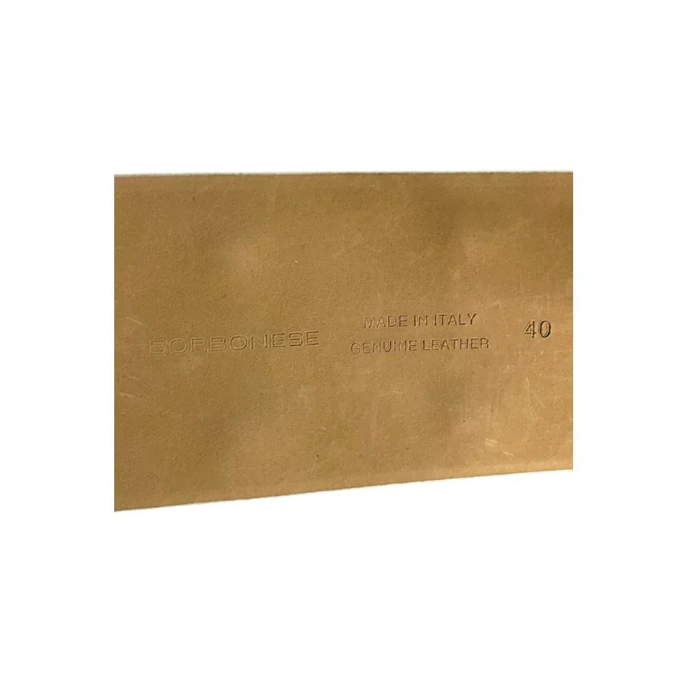 Borbonese White Genuine Leather Women Belt - Zeiniez