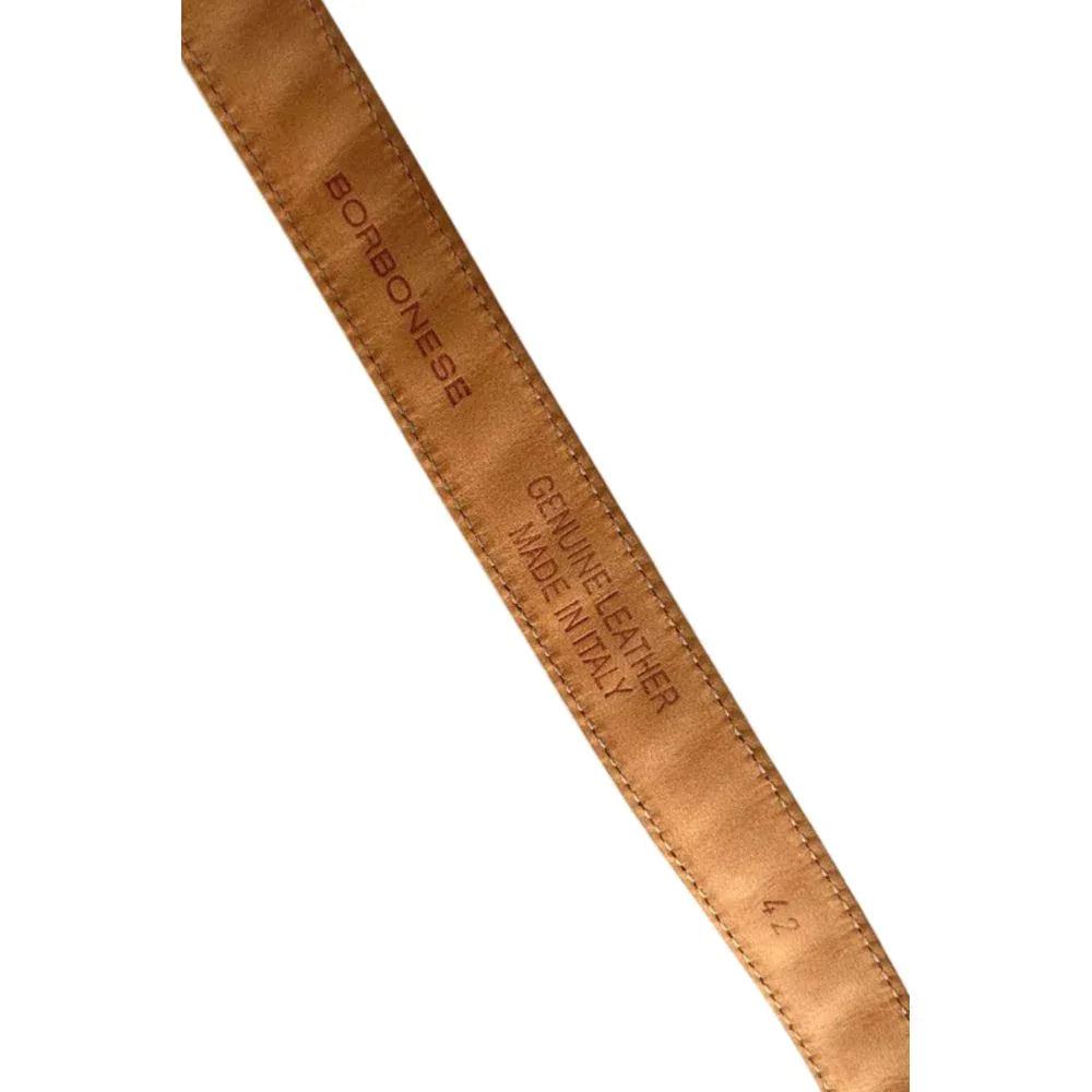 Borbonese White Leather Women's Belt - Zeiniez