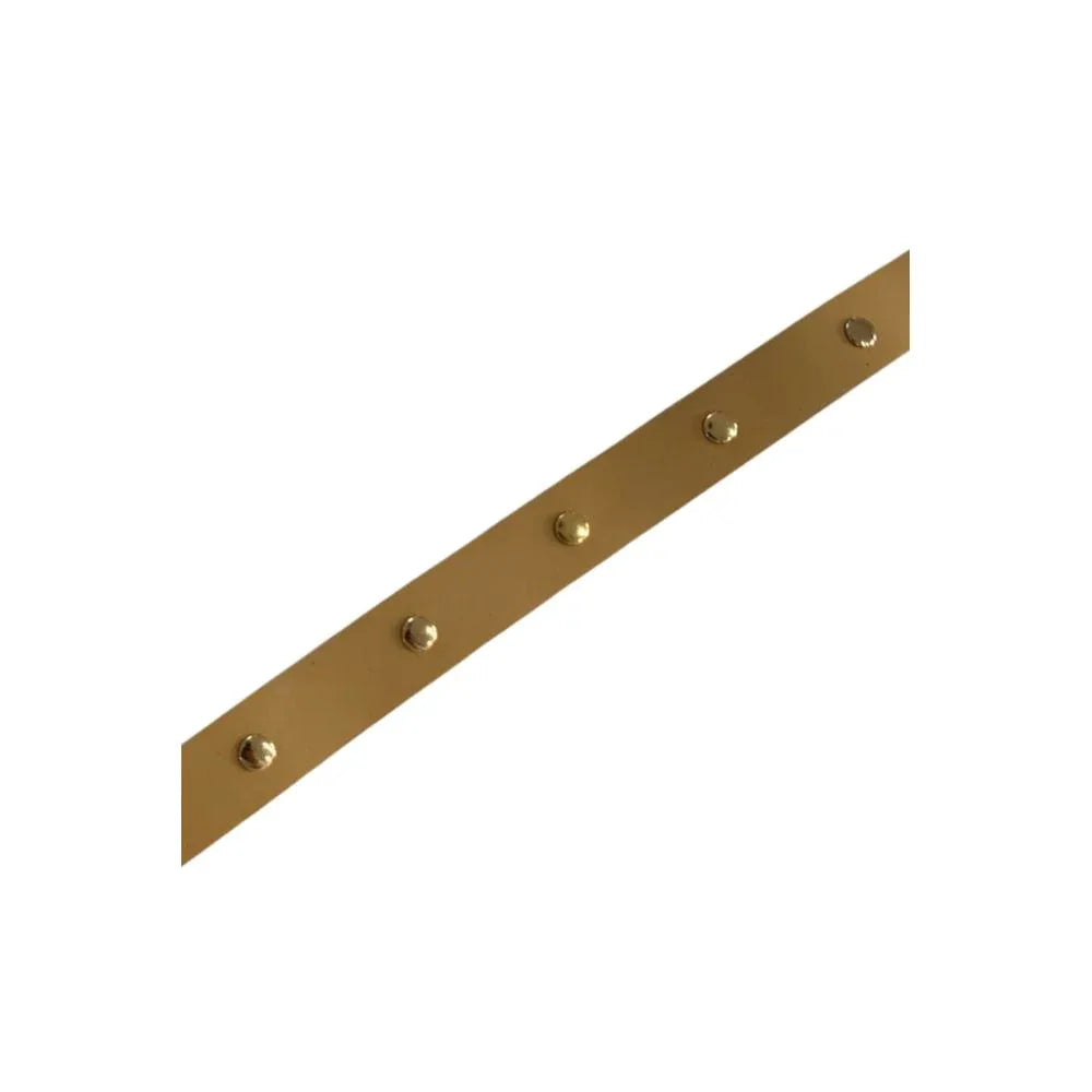 Borbonese Beige Polyvinyl Women's Belt - Zeiniez