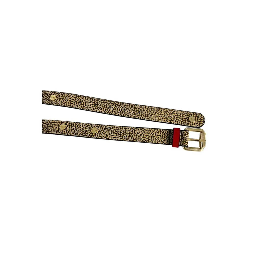 Borbonese Beige Polyvinyl Women Belt - Zeiniez