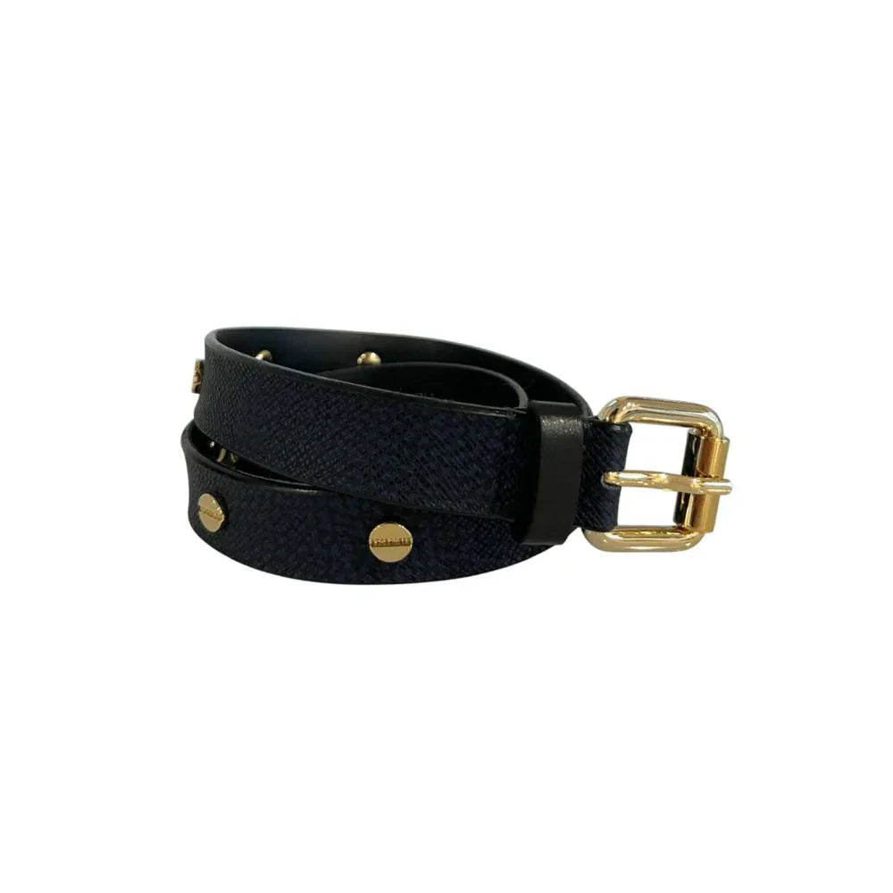 Borbonese Blue Polyvinyl Women's Belt - Zeiniez