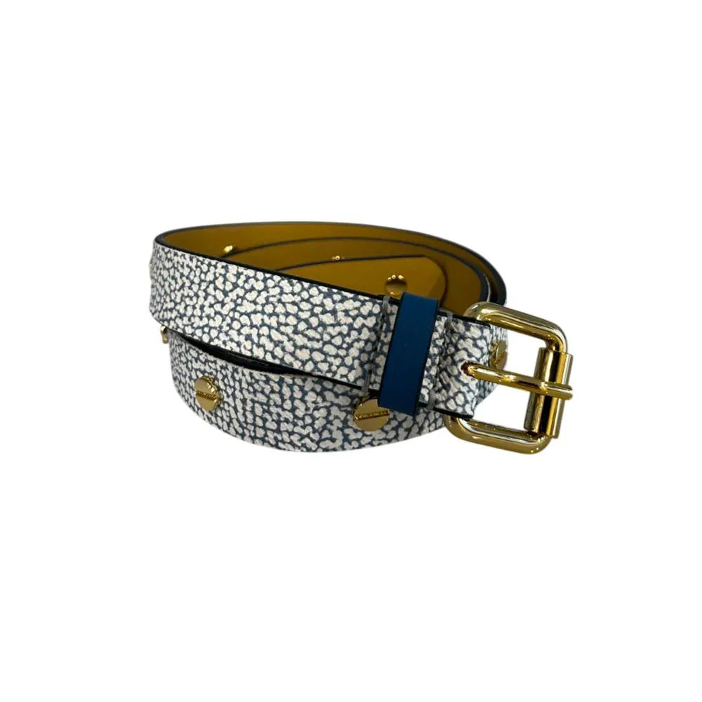 Borbonese Blue Polyvinyl Women's Belt - Zeiniez