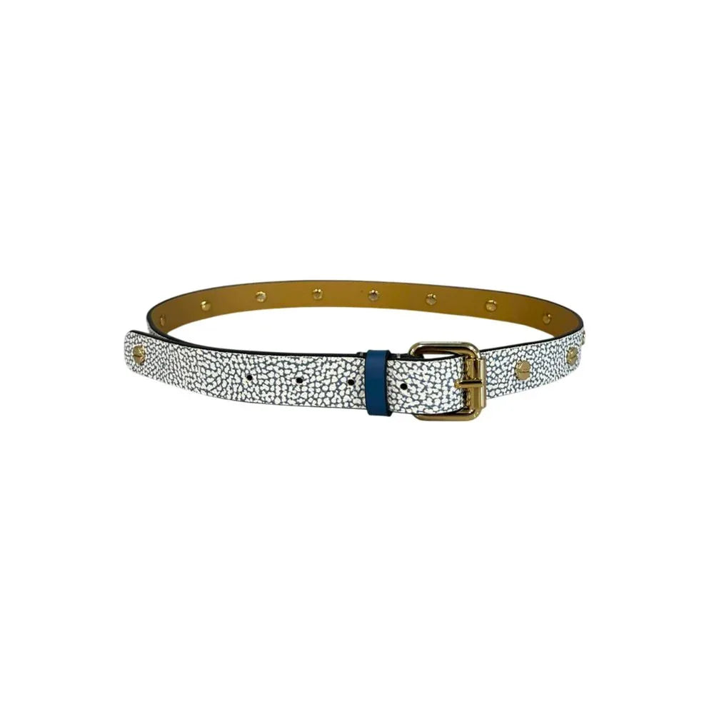Borbonese Blue Polyvinyl Women's Belt - Zeiniez