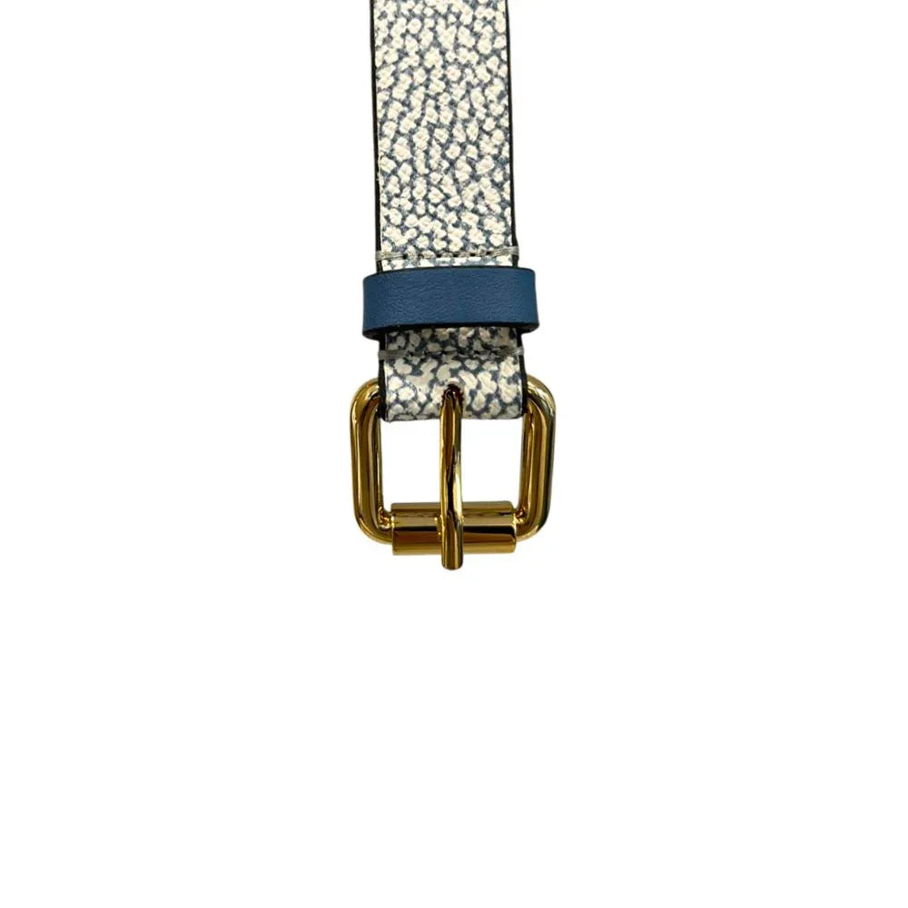Borbonese Blue Polyvinyl Women's Belt - Zeiniez