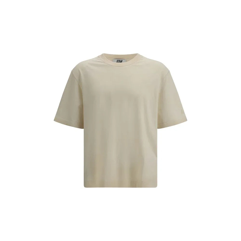 Golden Goose White Cotton T-Shirt - Zeiniez
