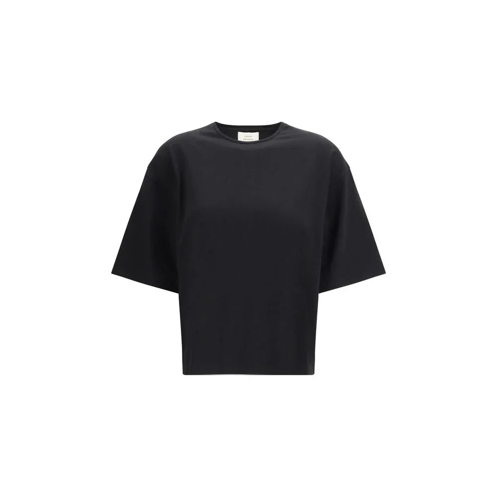 Loulou De Saison Black Cotton T-Shirt - Zeiniez