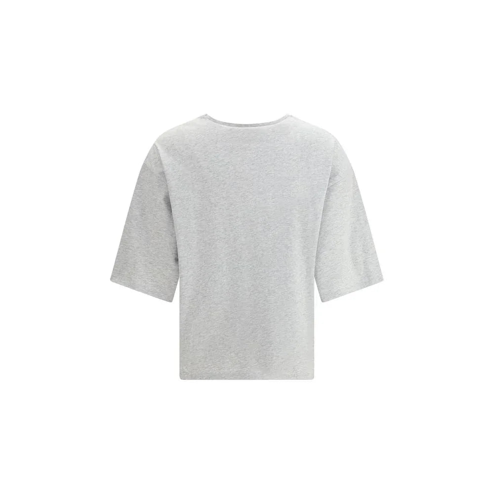 Loulou De Saison Gray Cotton T-Shirt - Zeiniez
