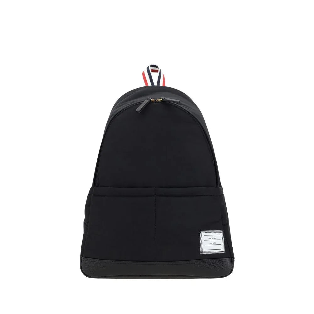 Thom Browne Black Polyester Backpack - Zeiniez