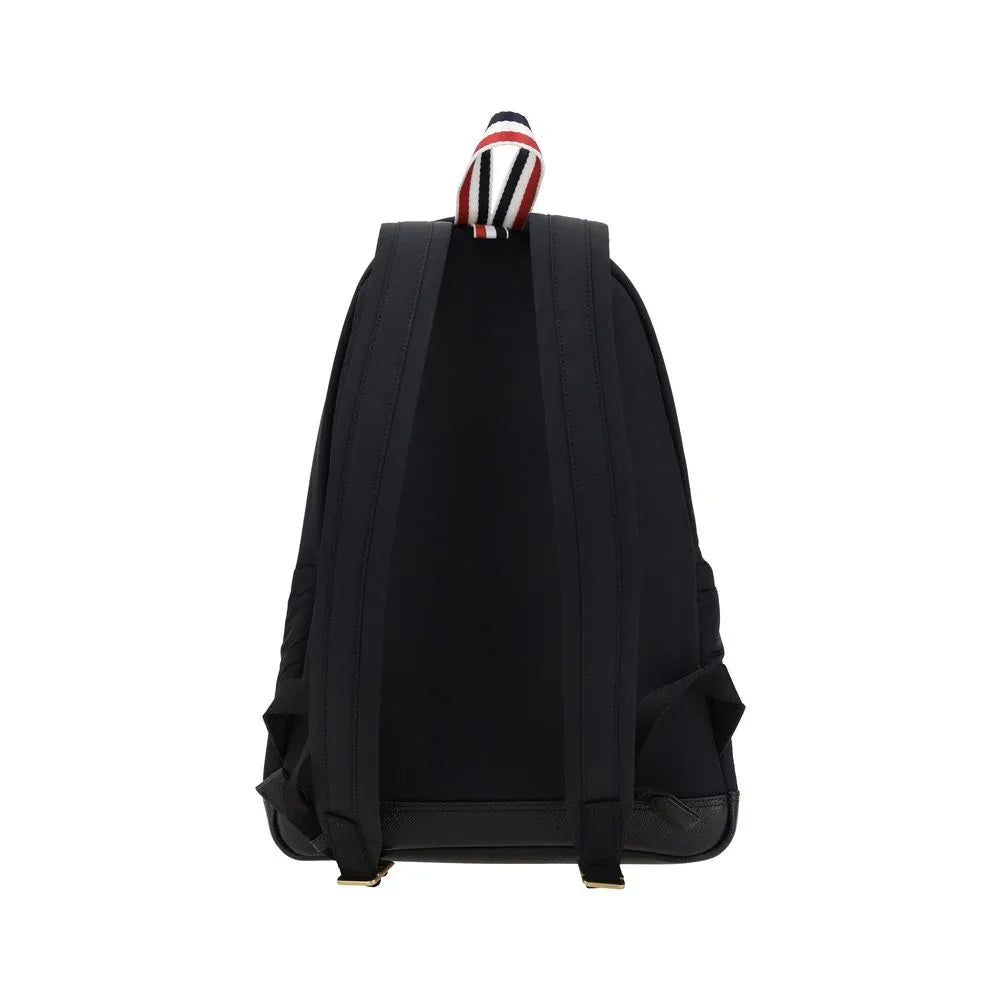 Thom Browne Black Polyester Backpack - Zeiniez