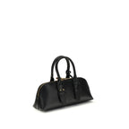 PINKO Black Calf Leather Bos Taurus Handbag