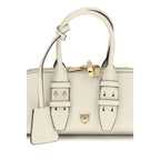 PINKO Beige Calf Leather Bos Taurus Handbag