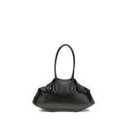 Alexander McQueen Black Calf Leather Bos Taurus Shoulder Bag - Zeiniez