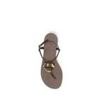 Giuseppe Zanotti Brown Stainless Steel Sandals - Zeiniez