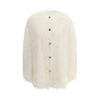 Loulou De Saison White Polyester Coat