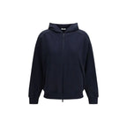 Brunello Cucinelli Blue Cotton Sweatshirt - Zeiniez