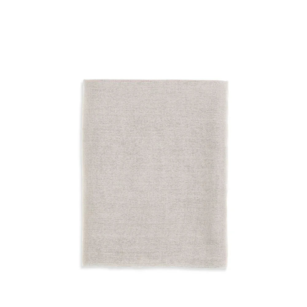 Brunello Cucinelli Beige Cashmere Scarf - Zeiniez