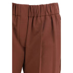 Brunello Cucinelli Multicolor Cotton Casual Pants - Zeiniez