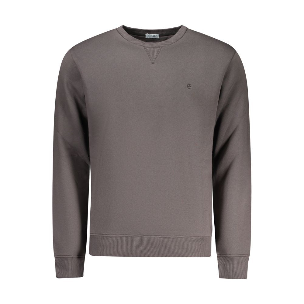 Coveri Moving Grigio Cotton Men Sweatshirt