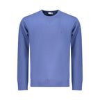 Coveri Moving Blue Cotton Men Sweatshirt