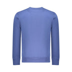 Coveri Moving Blue Cotton Men Sweatshirt