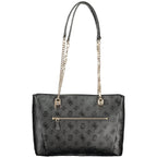 Guess Jeans Nero Poliuretano Women Handbag
