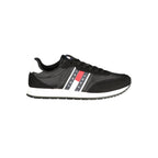 Tommy Hilfiger Black Polyurethane Men Sneaker