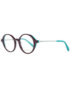 Emilio Pucci Burgundy Plastic Glasses (Frames) - Zeiniez