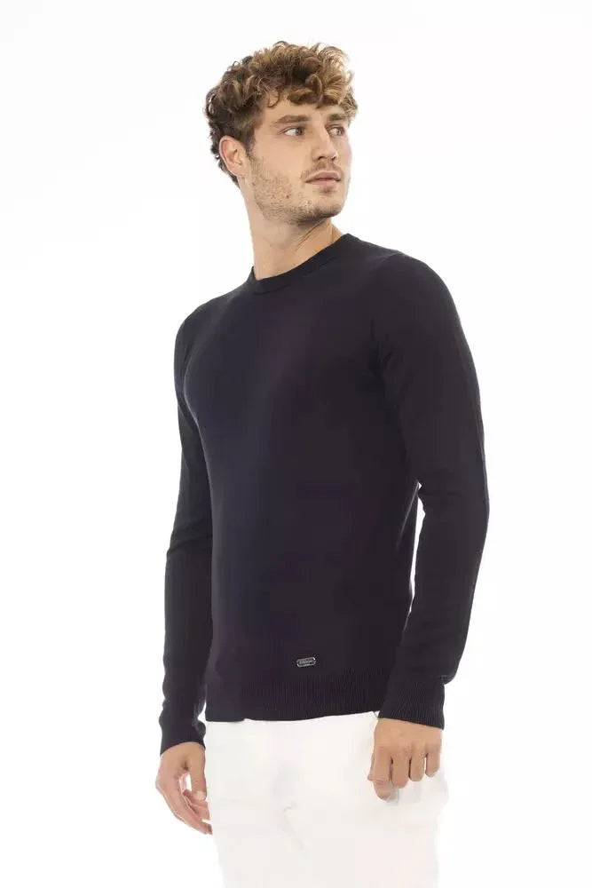 Baldinini Trend Blue Cashmere Sweatshirt - Zeiniez