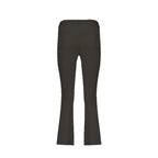 Herno Black Elastane Flared Pants - Zeiniez