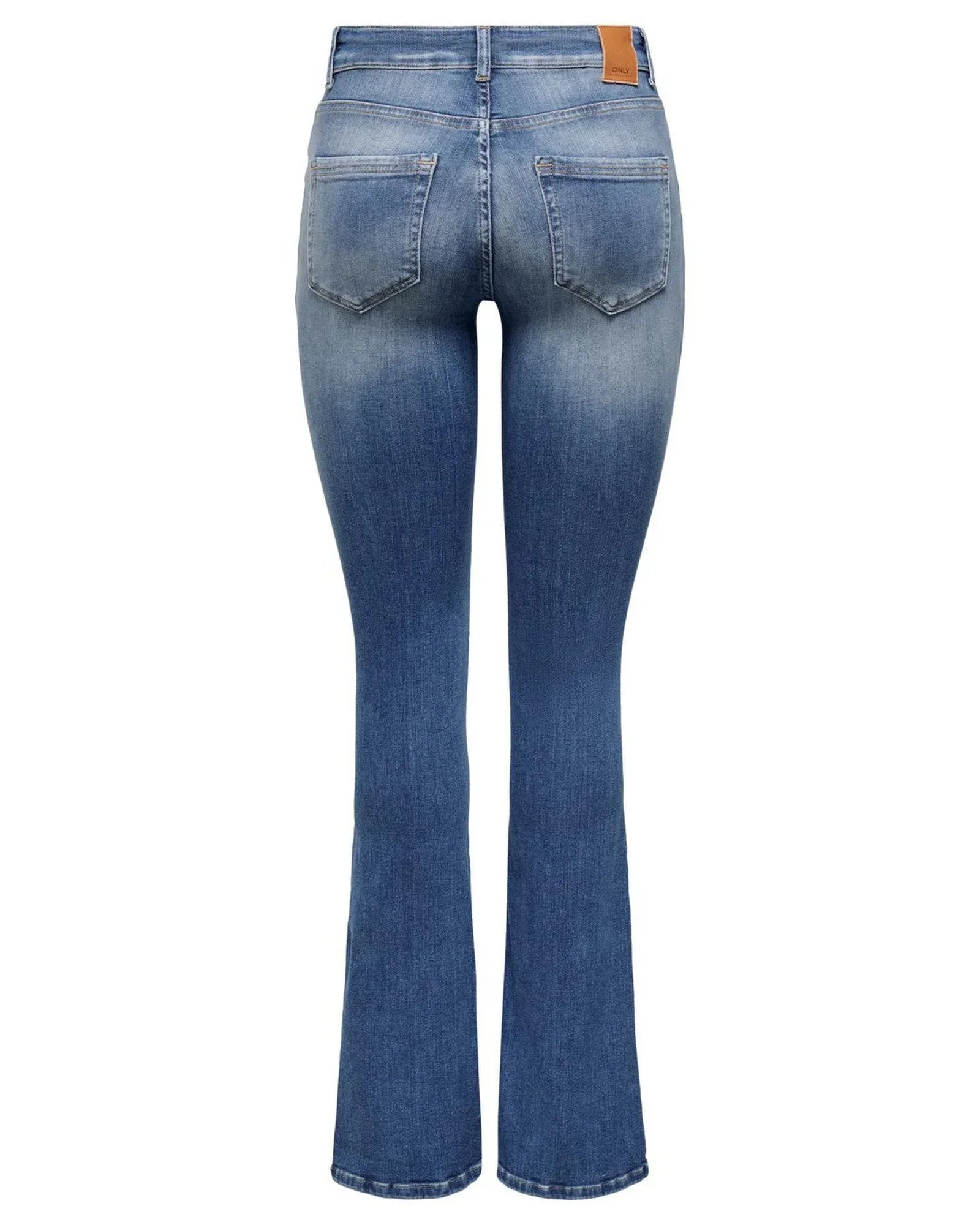 Only Blue Cotton Flared Jeans - Zeiniez