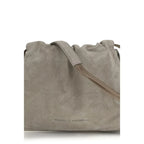 Brunello Cucinelli Gray Calf Leather Bos Taurus Clutch Bag - Zeiniez