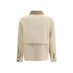 Brunello Cucinelli Beige Cotton Coat