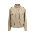 Brunello Cucinelli Beige Cotton Coat