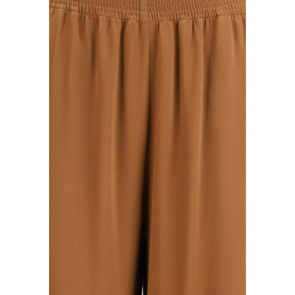 Fabiana Filippi Beige Viscose Casual Pants - Zeiniez