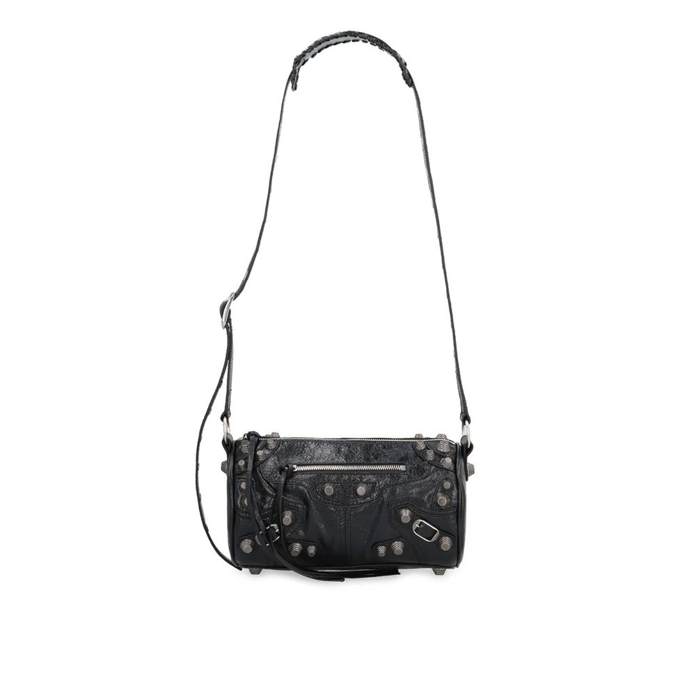 Balenciaga Black Lamb Leather Shoulder Bag - Zeiniez