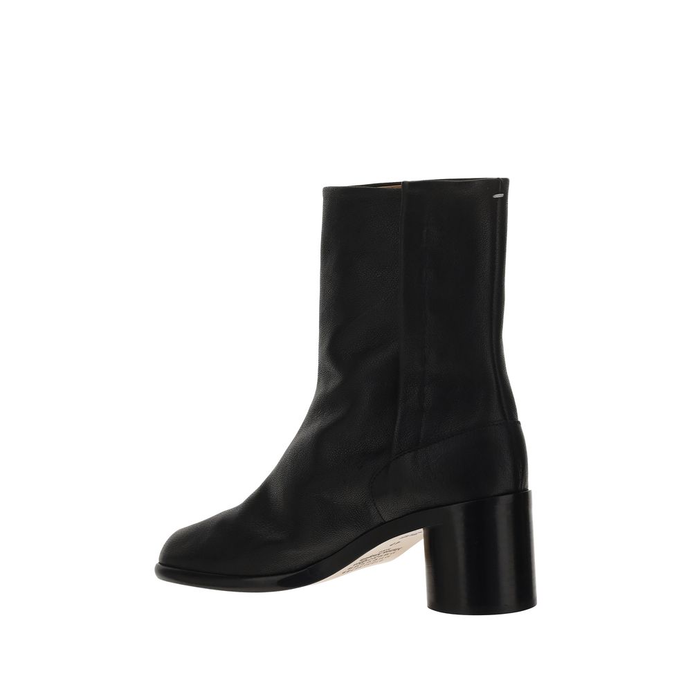Maison Margiela Brown Calf Leather Bos Taurus Ankle Boots