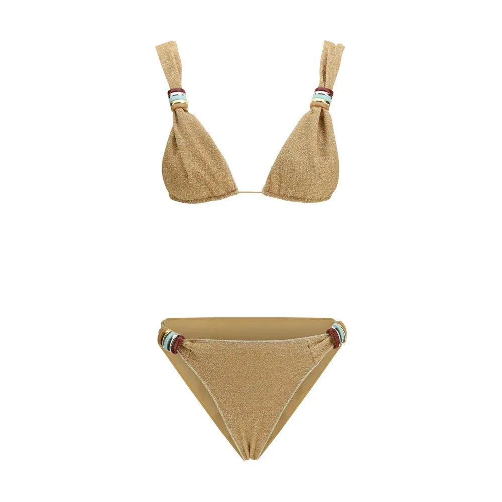 Oséree Gold Polyamide Bikini - Zeiniez