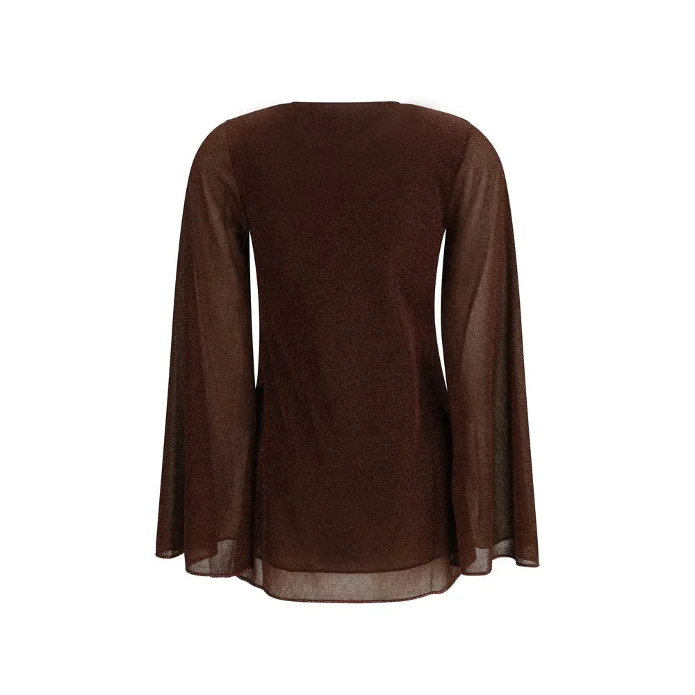 Oséree Brown Polyamide Casual Dress - Zeiniez