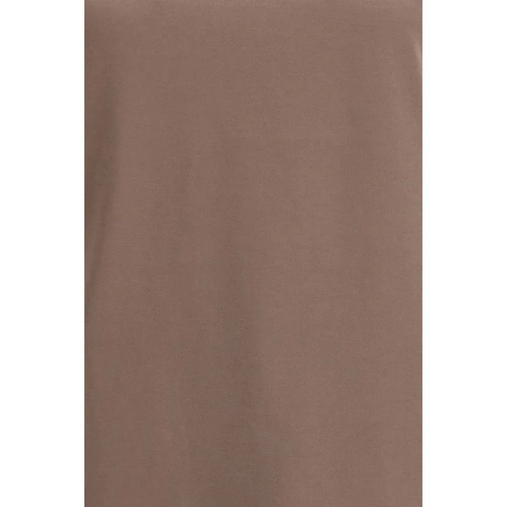 Brunello Cucinelli Brown Cotton T-Shirt - Zeiniez