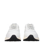 Buttero White Leather Chunky Sneakers