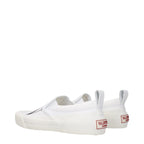 Valentino Garavani White Fabric Slip-On Loafers - Zeiniez