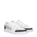 Enterprise Japan White Leather Athletic Sneakers