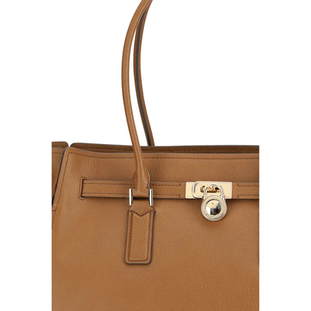 Michael Kors Beige Calf Leather Bos Taurus Shoulder Bag - Zeiniez