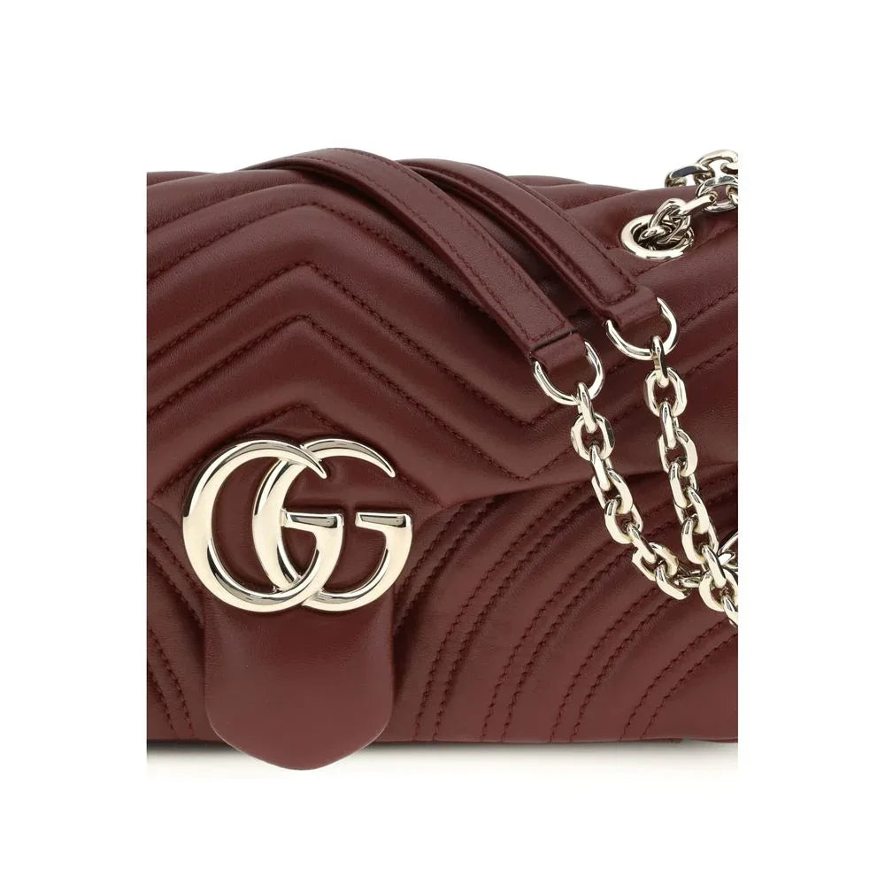 Gucci Bordeaux Calf Leather Bos Taurus Shoulder Bag - Zeiniez