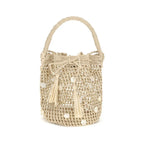 Alanui Beige Raffia Backet Bag - Zeiniez