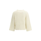 Fabiana Filippi Beige Fleece Wool Sweatshirt - Zeiniez