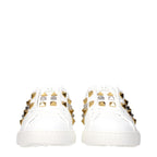 Valentino Garavani White Leather Low Top Sneakers - Zeiniez