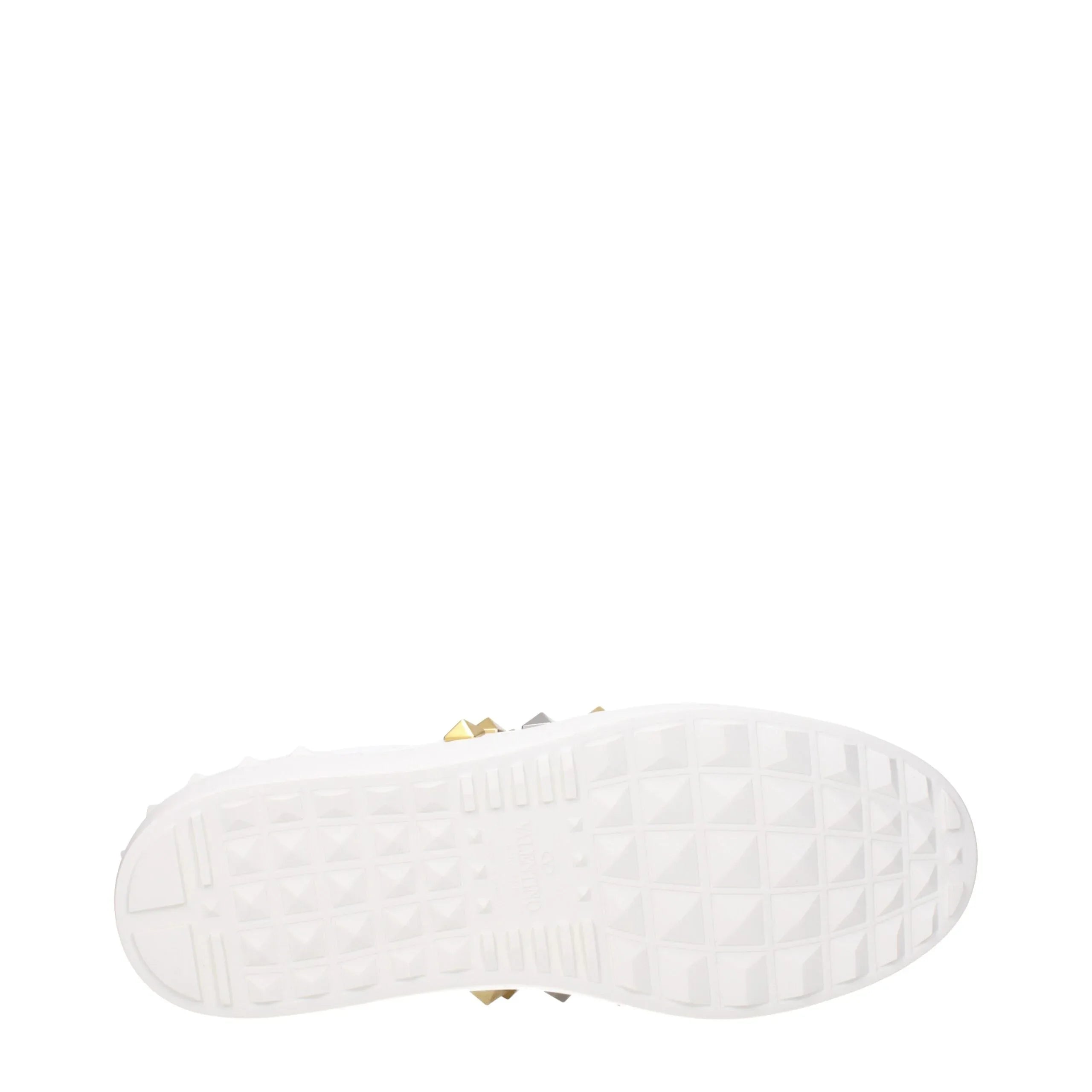 Valentino Garavani White Leather Low Top Sneakers - Zeiniez