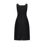 Magda Butrym Black Cotton Casual Dress - Zeiniez